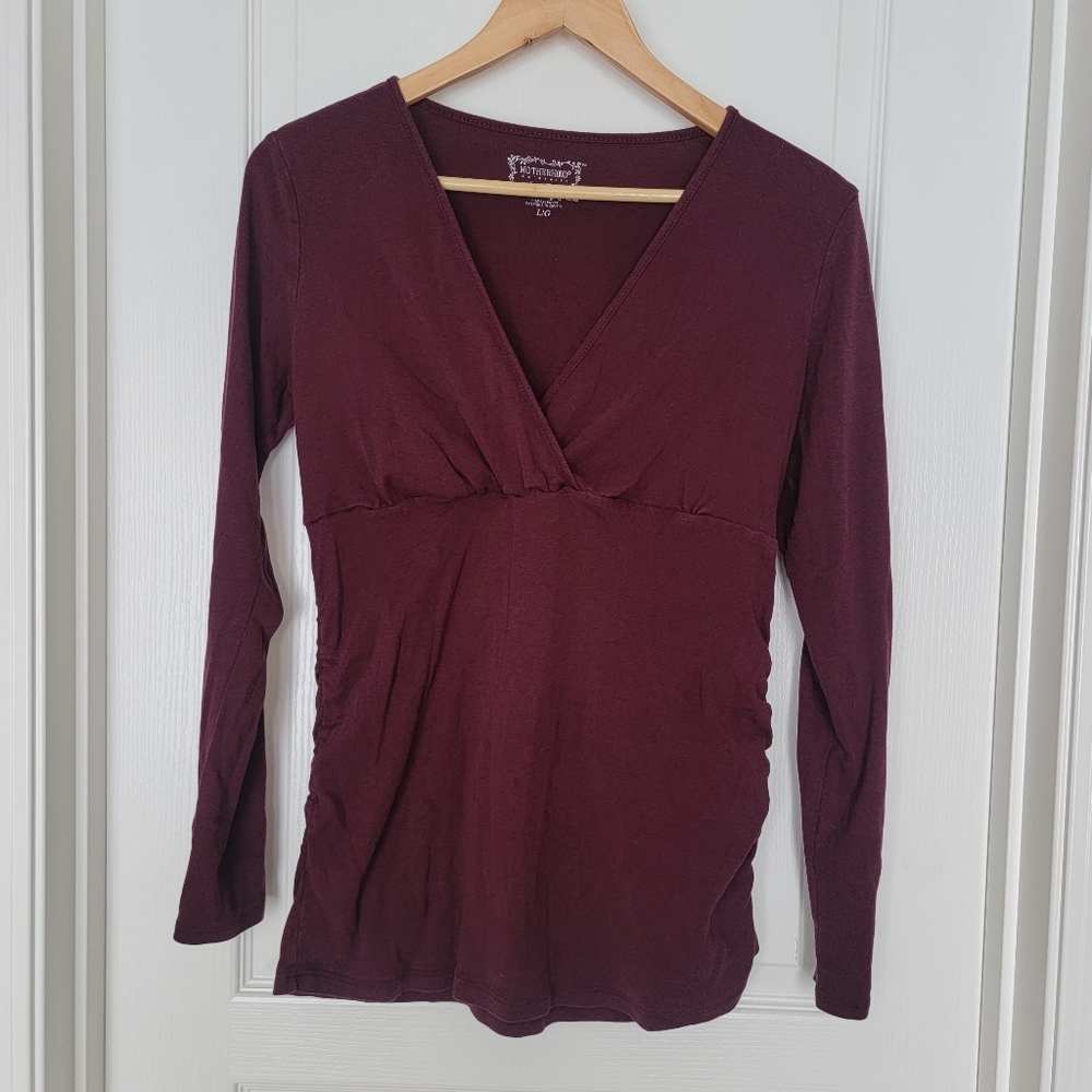 Motherhood luxe tee size large
